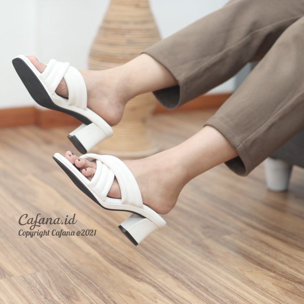 Cafana Sandal Heels Wanita Hak Tahu Premium Serlina SDH238