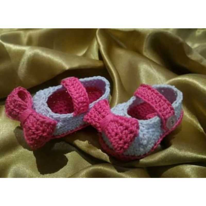 Sepatu bayi / sepatu rajut bayi / sepatu rajut / sepatu prewalker