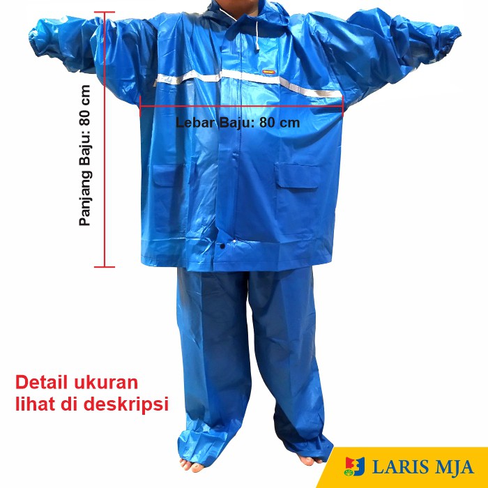 Jas Hujan Pria Dewasa Big Size 6 XL Setelan Mantel Ujan Super Besar Ukuran 6XL Jumbo Tiger Head SUMO