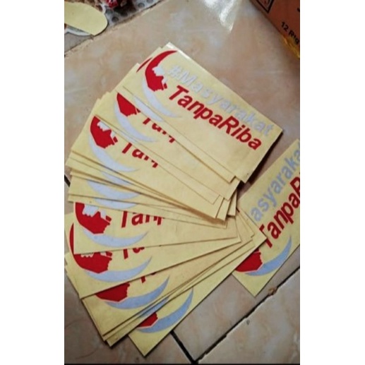 Stiker Masyarakat Tanpa Riba / Stiker MTR / Stiker Masyarakat Tanpa Riba / Stiker Universal