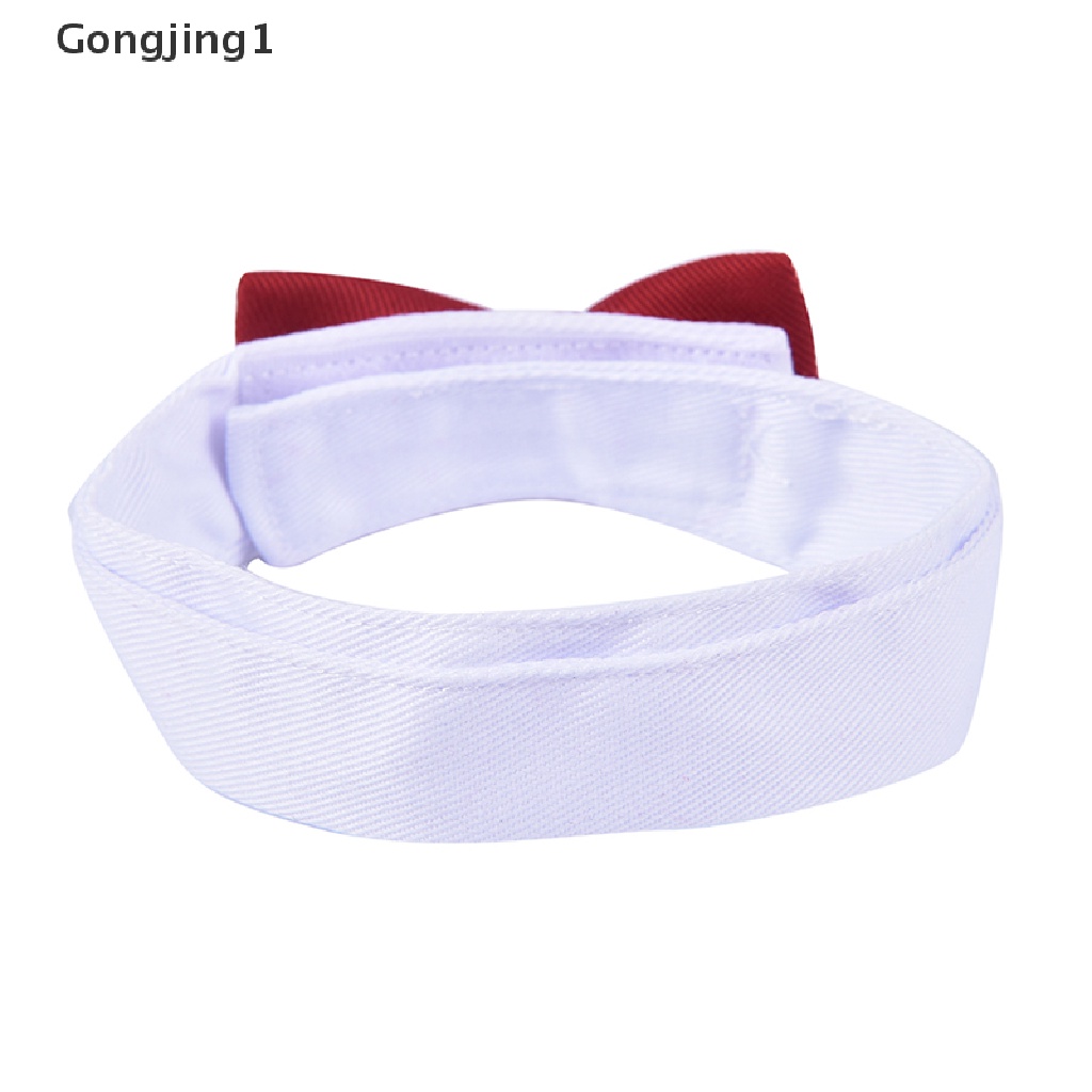 Gongjing1 Kalung Leher Bentuk Dasi Kupu-Kupu Adjustable Untuk Anjing / Kucing Kecil / Medium