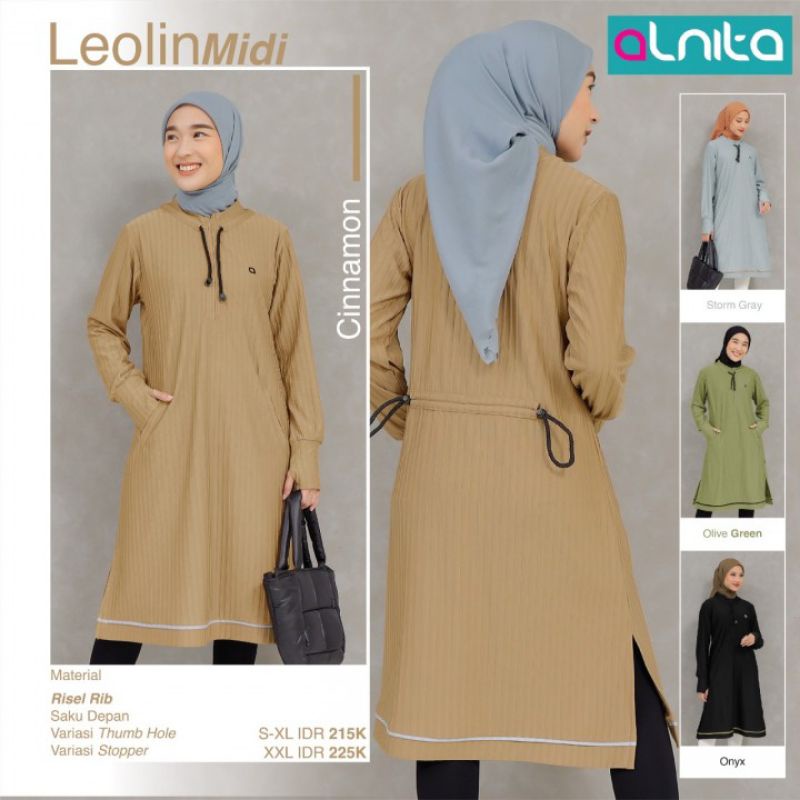 ALNITA LEOLIN MIDI DRES ALNITA