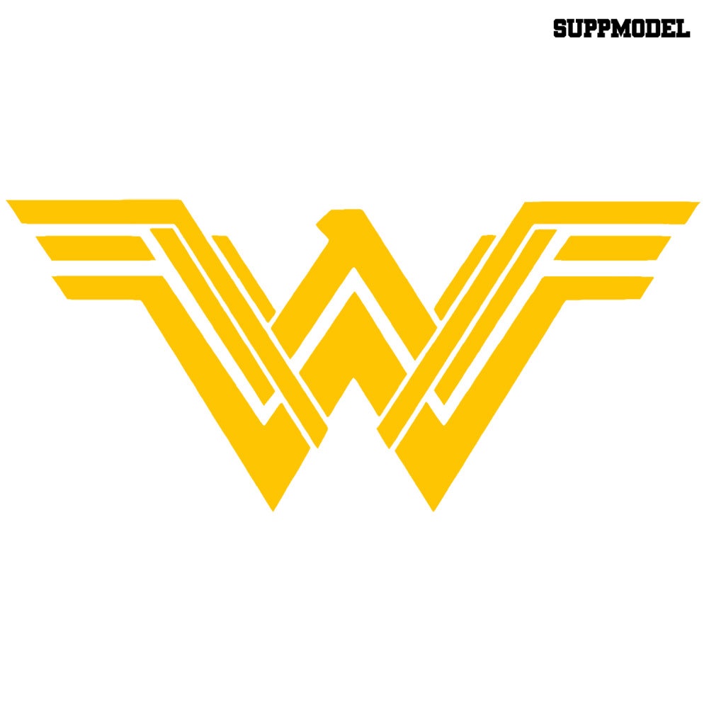 Sticker Decal Reflektor Dekorasi Body Dan Jendela Mobil Gambar Wonder Woman