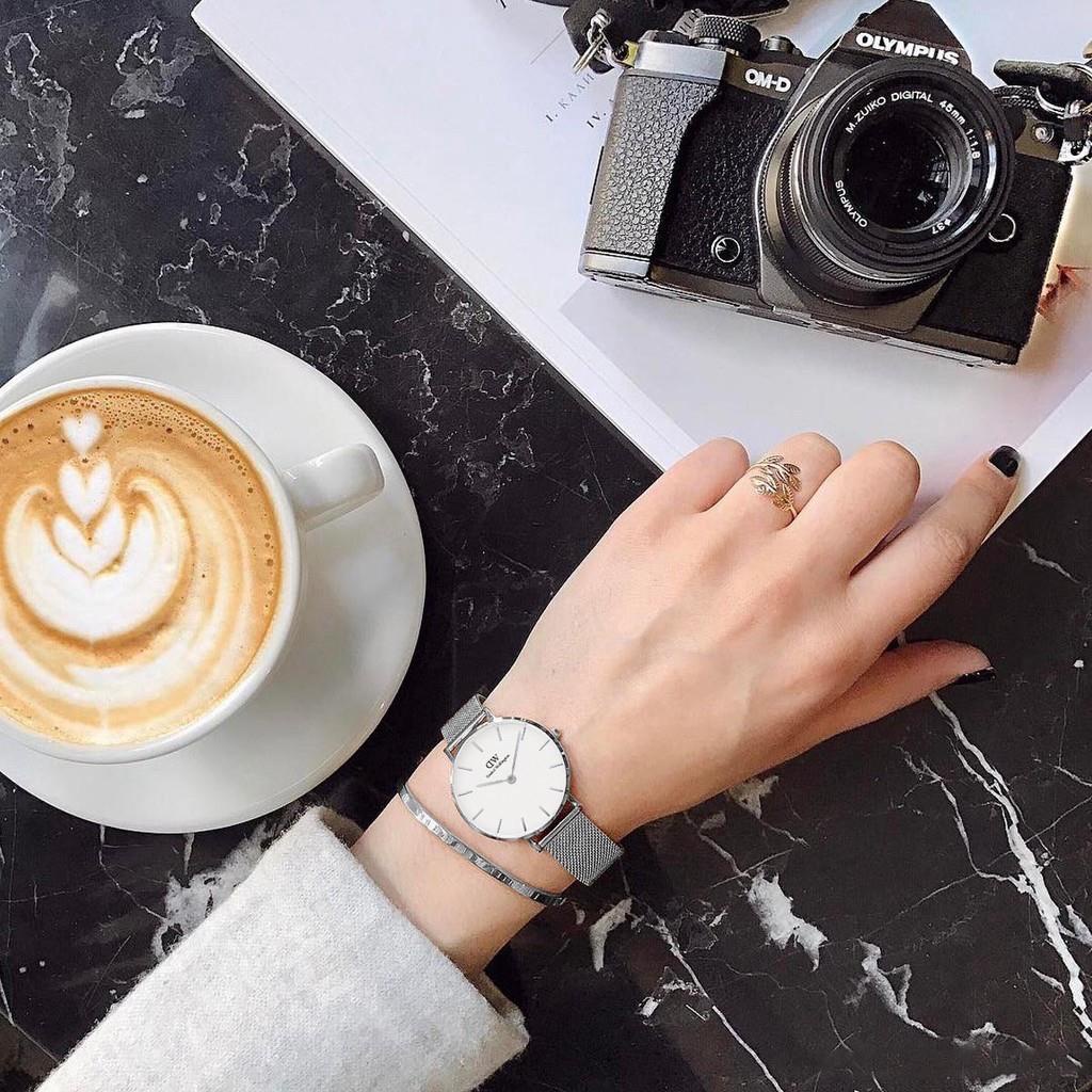 LS 142 - Jam Tangan Analog DW Strap Rantai Magnet jam Tangan Fashion Korea Import Unisex Pria Wanita.