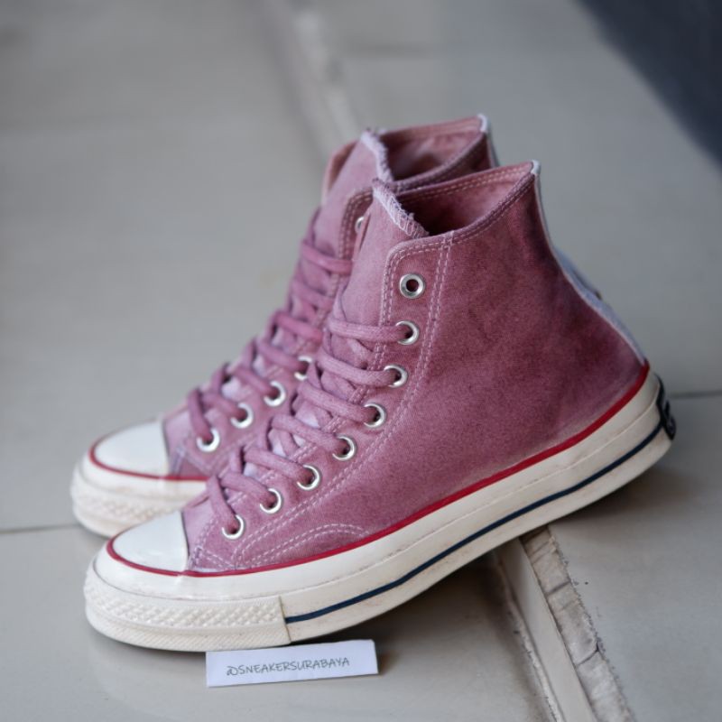 Converse Chuck Taylor 1970s Hi Italian Crafted Dye STRAWBERRY