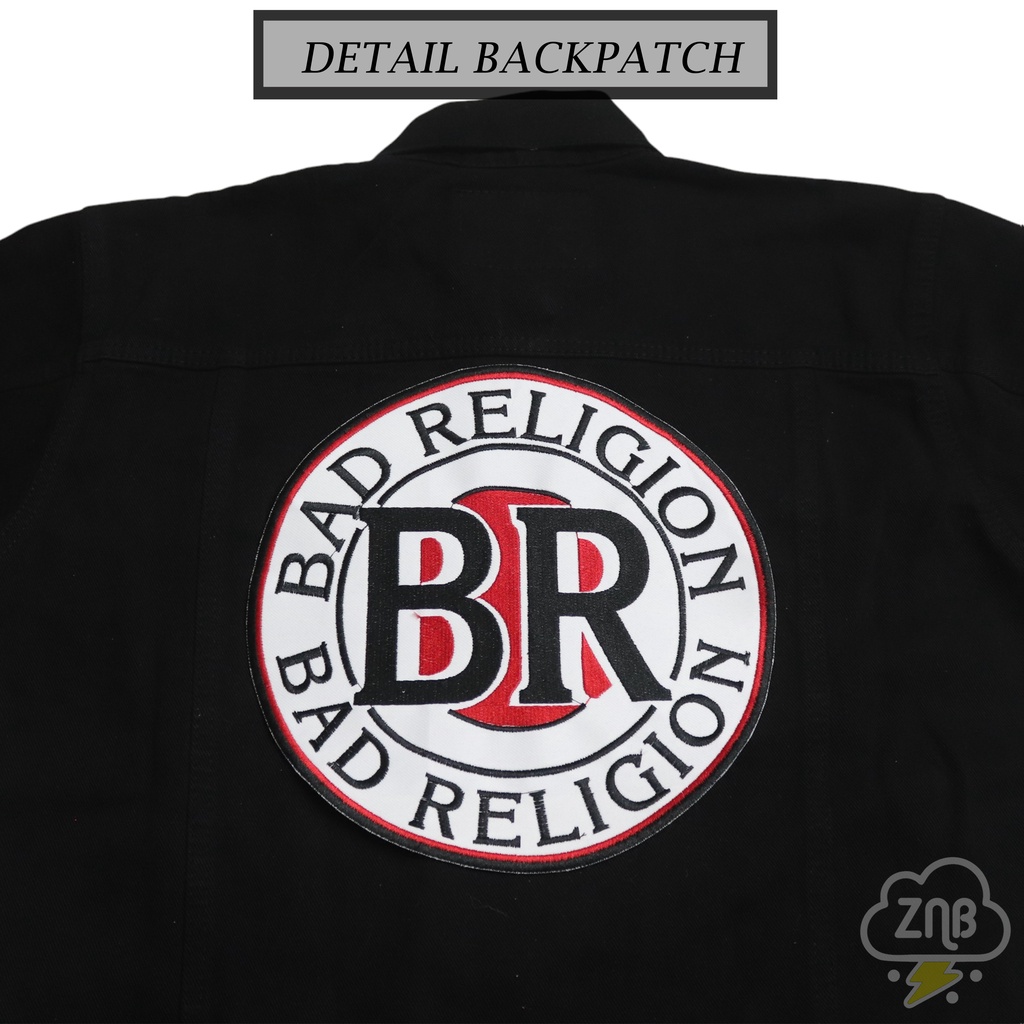 Backpatch Band Bad Religion tempelan jaket kemeja t'shirt tas best quality