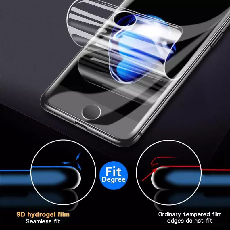 USAMS - HYDROGEL HYBRID FULL COVER IPHONE 6 6S 7 8 PLUS SE ANTI GORES SCREEN PROTECTOR ORIGINAL