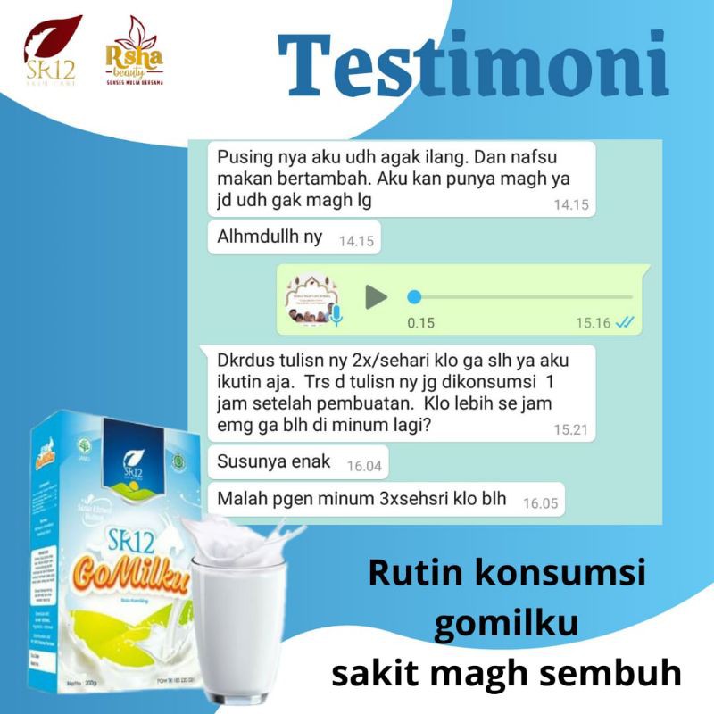 

SUSU KESEHATAN !! GOMILKU SR12