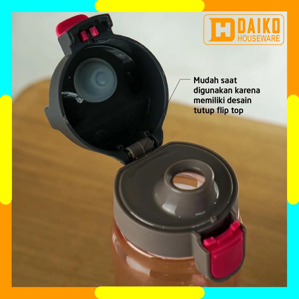 Botol Minum Lovene 830 ML - Water Bottle Top Handle Multi Color