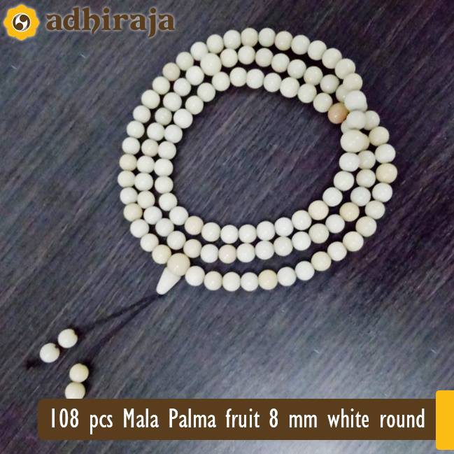 Tasbih atau Mala Buddha 108 pcs Mala Palma fruit 8mm & 10 mm