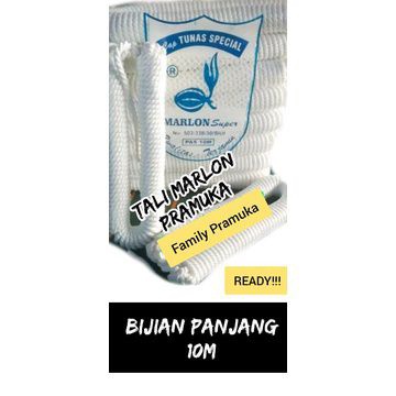 

bijian Tali marlon / tali nilon/ tali pramuka 10m