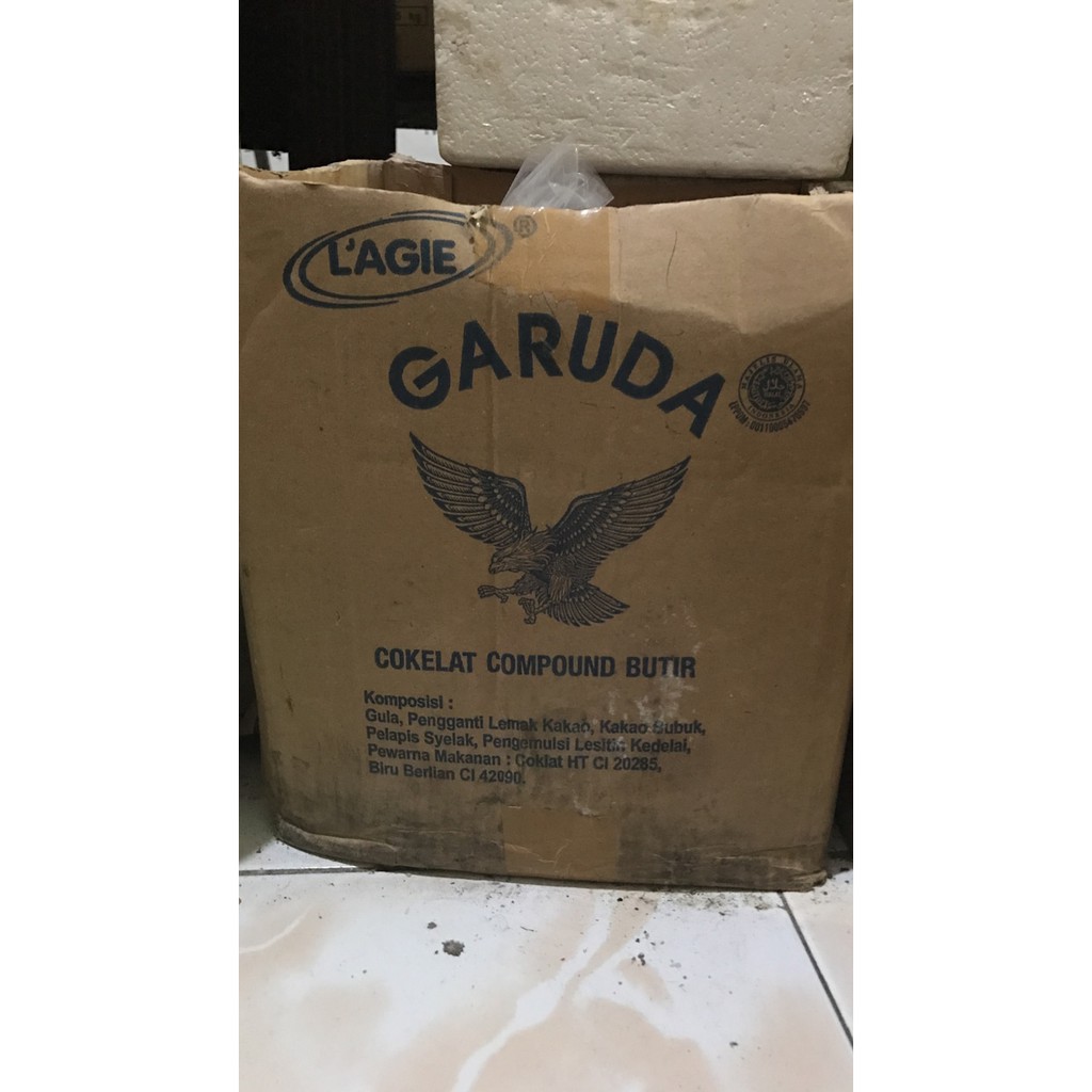 Mesis Butiran Coklat Garuda 12.5kg - Gosend Only!