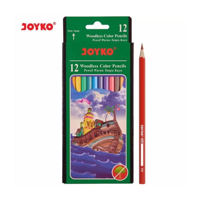 

Joyko Pensil Warna 12 Color CP-103