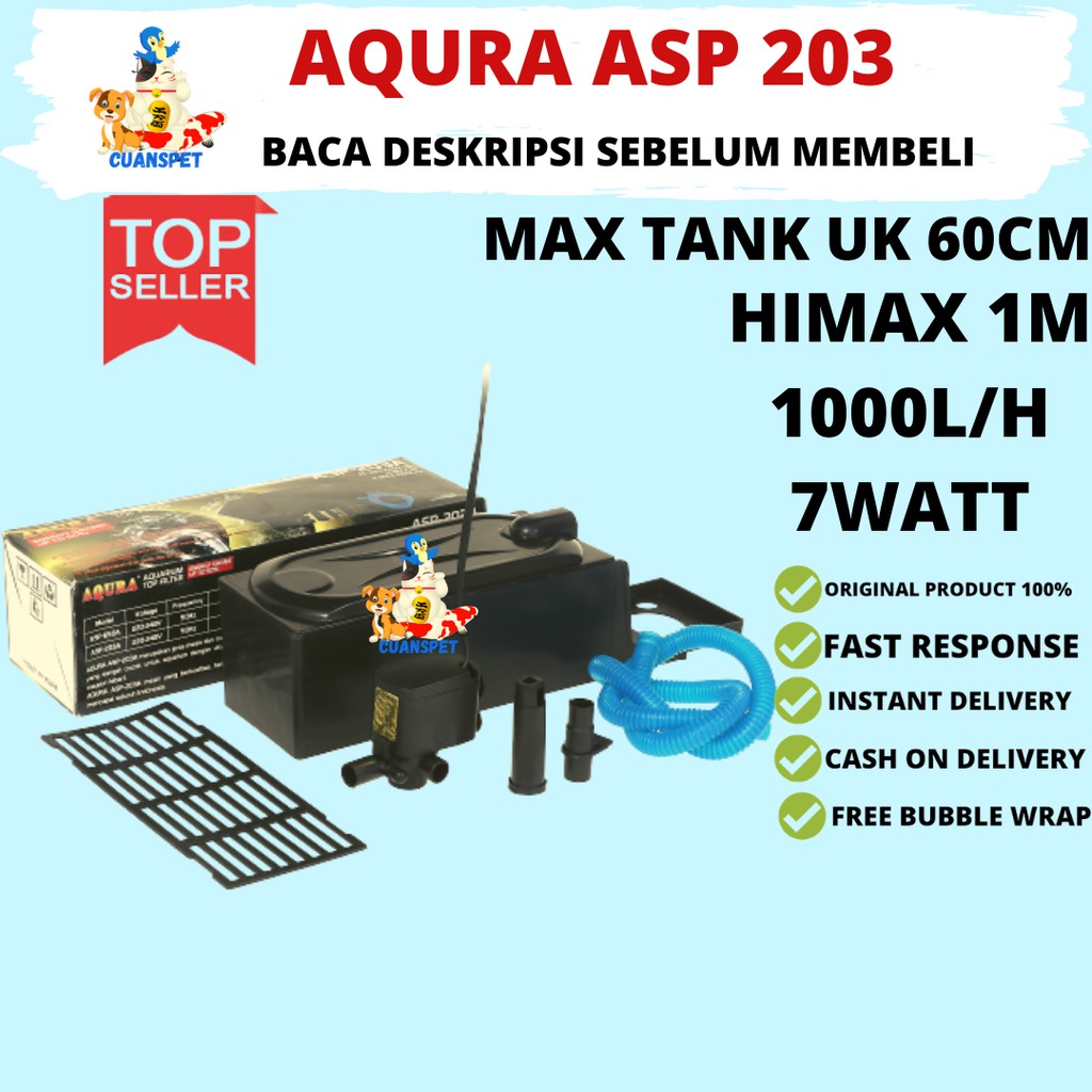 Jual (PROMO) TERMURAH COD Mesin Top Filter Box Aquarium Aquascape