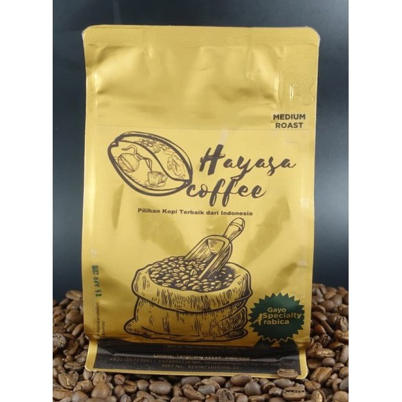

Hayasa Coffee - Gayo Arabica Coffee Bean 250 gr