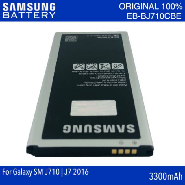 Baterai Batre Samsung Galaxy J710 J7 2106 Batere Samsung EB-BJ710CBE Original Sein 100%