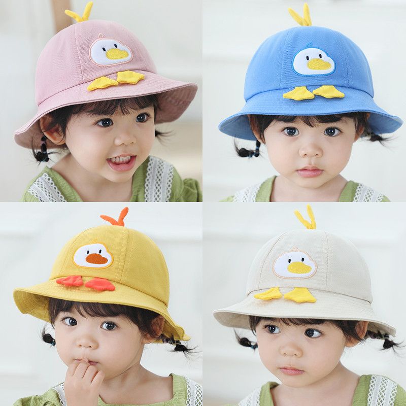 Topi Bucket hat bayi Bebek Quack lucu import