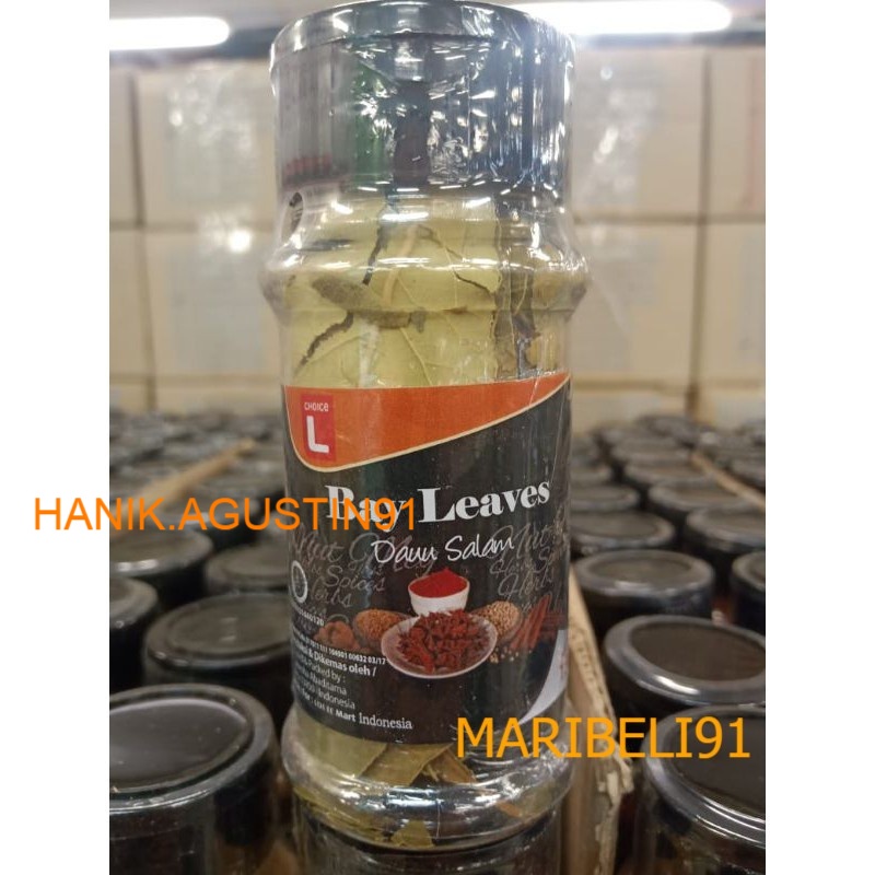 

CHOICE L DAUN BAY LEAVES PREMIUM / DAUN SALAM PREMIUM BUMBU DAPUR 15GR maribeli91