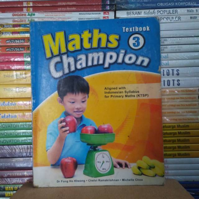 Buku MATHS CHAMPION 3 Textbook Dr Fong Ho Kheong