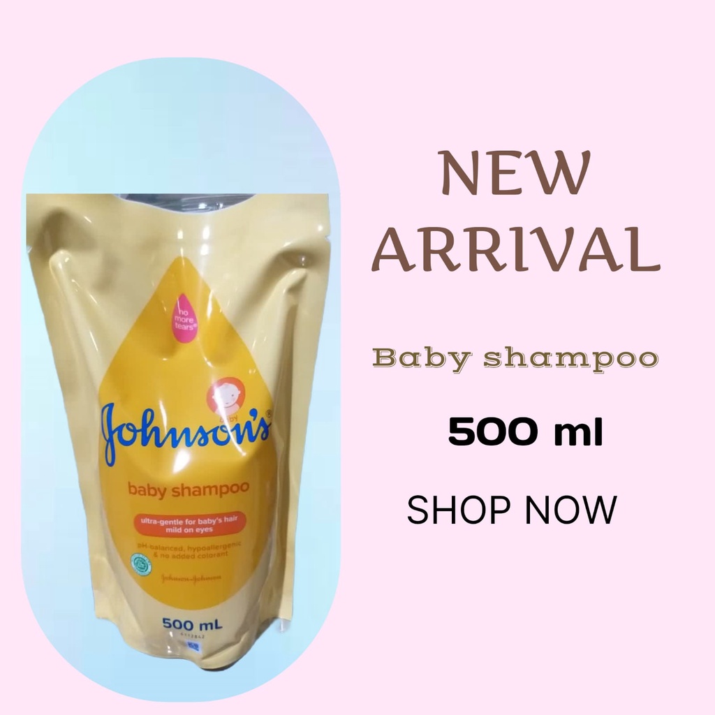 shampoo johnsons 500 ml refil