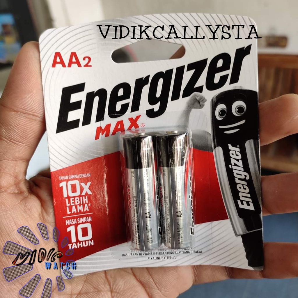 BATERAI ENERGIZER MAX AA AAA A3 A2 E91 BP2 LR 6 / AAA A3 E92 BP3 LR03 1.5V ASLI ISI 2