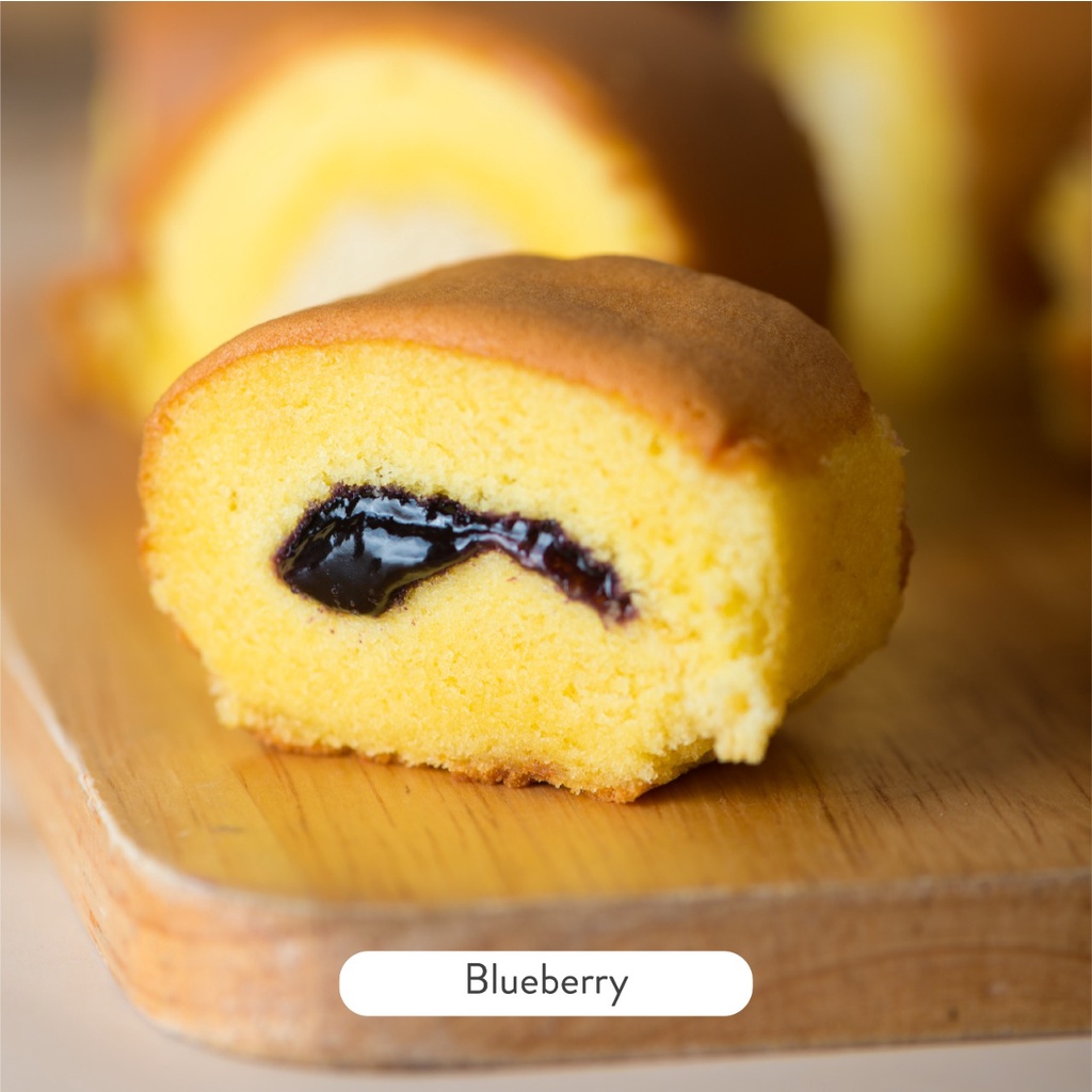 

Bolu Gulung Mini Bluebery - Roll Cake Mini Blueberry