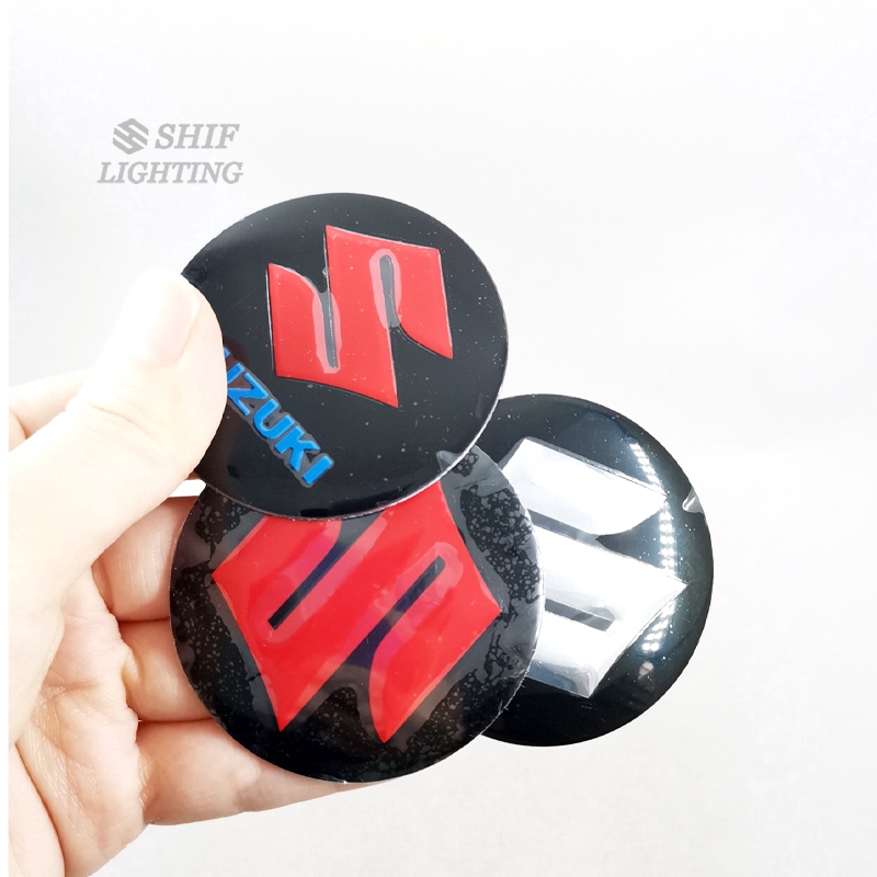 Stiker Emblem Logo Suzuki Ukuran 4x56mm Untuk Velg Hub Mobil