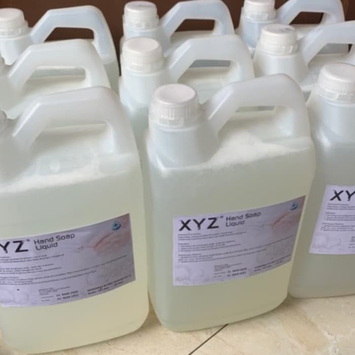 Hand Soap Liquid Sabun Cuci Tangan 5 Liter XYZ Anti Bakteri 5L