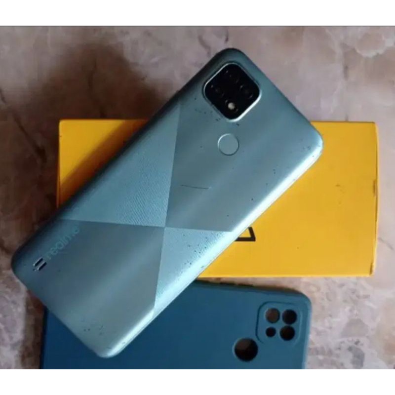 Realme C21 Ram 4 Rom 64GB (SECOND) siap pakai lengkap