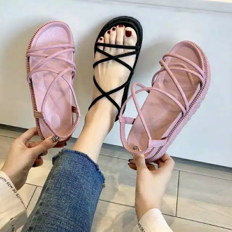 DIARY SANDAL WIRO SABLENG/ SANDAL GLADIATOR 1986/ SANDAL JELLY WANITA