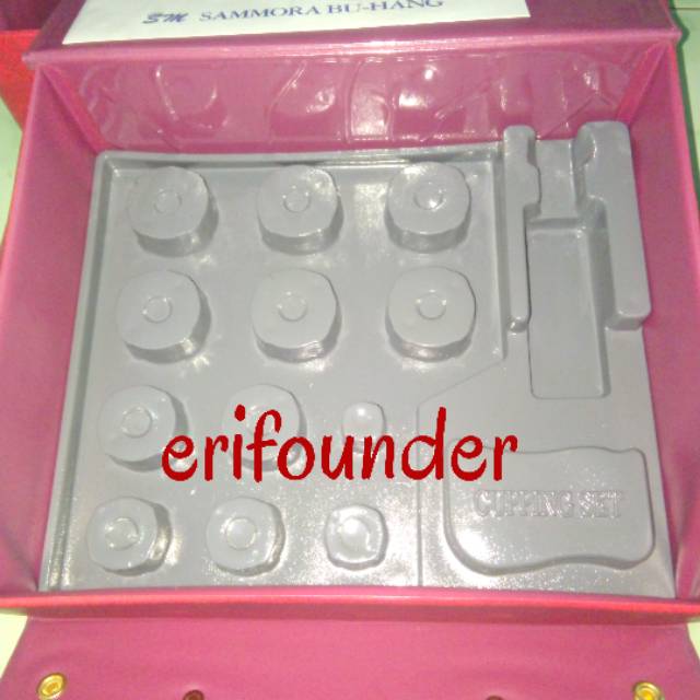 TAS BEKAM SAMMORA MERAH ISI 12 KOP