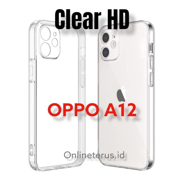 SOFT CASE OPPO A12 CLEAR HD TRANSPARANT PREMIUM