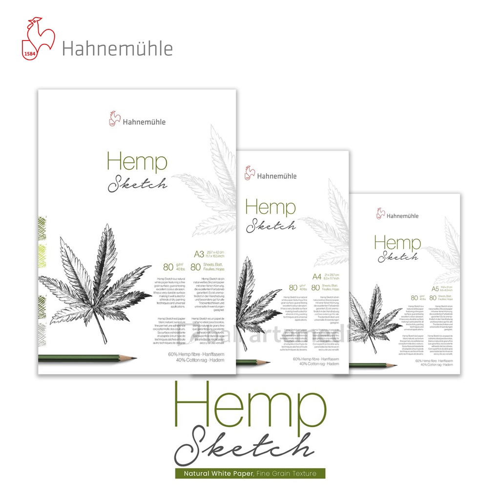 Hahnemuhle Hemp Sketch Drawing Paper Pad