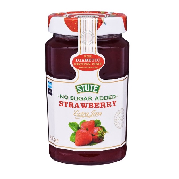 

selai stroberi strawberry stute no sugar added 430