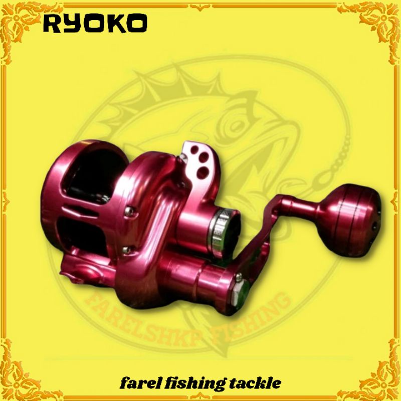 reel oh ryoko red hornet 201 handle kiri