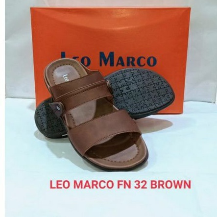 Sandal pria leo marco Fn 32 brown