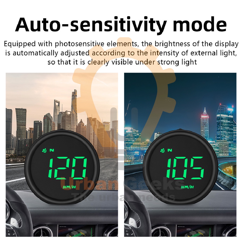 Head Up Display Speedometer Gauge G1 HUD Universal Car