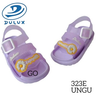 sogo DULUX 323ED GN  Sandal Ban 2 Flower Anak Perempuan Tali Belakang Anak Sandal Bayi Lucu