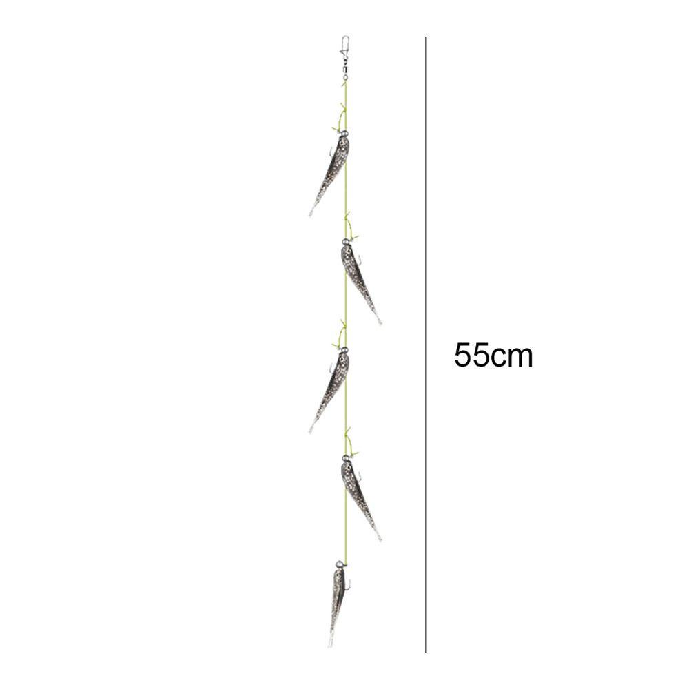Lanfy Cluster Soft Lure Swim Cor Umpan Angling Jigs Fishing Hooks Tools Hooks Pelindung Umpan Sempurna Umpan Pancing