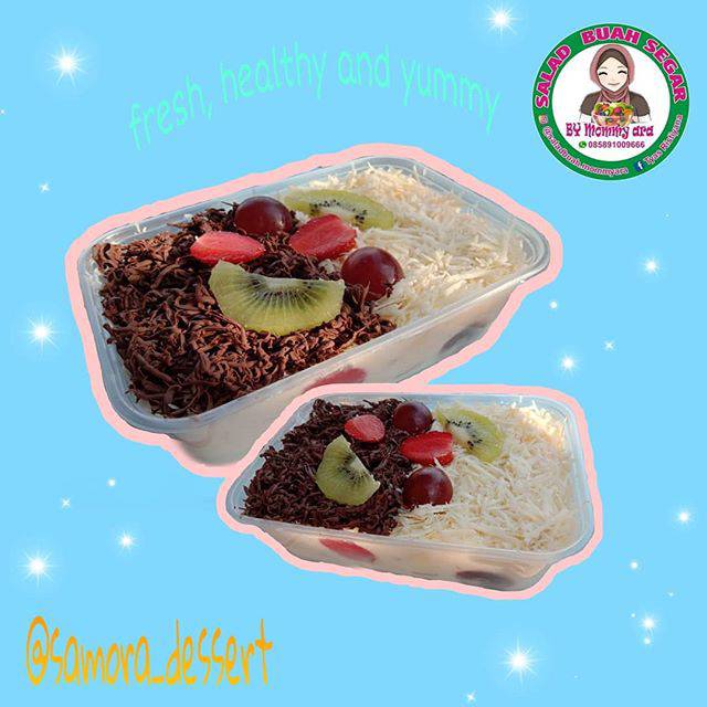 

Salad buah segar 650ml kombinasi / salad buah bekasi