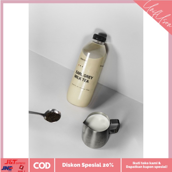 

⭐COD⭐ EARL GREY MILK TEA 1 LT (KHUSUS SAMEDAY/INSTANT