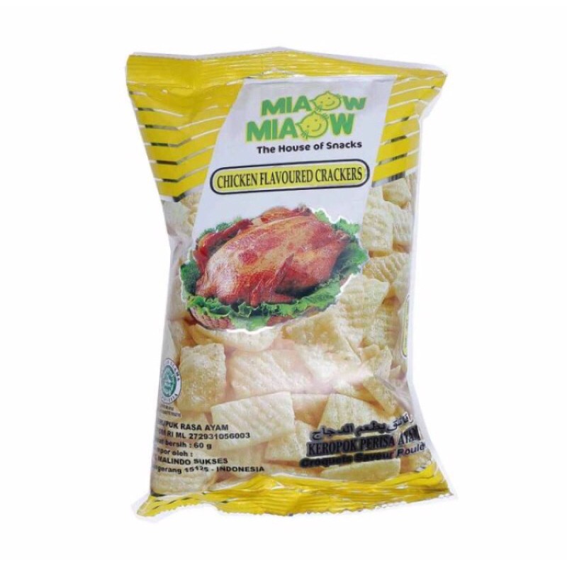 

miaow miaow chicken flavour 60gr