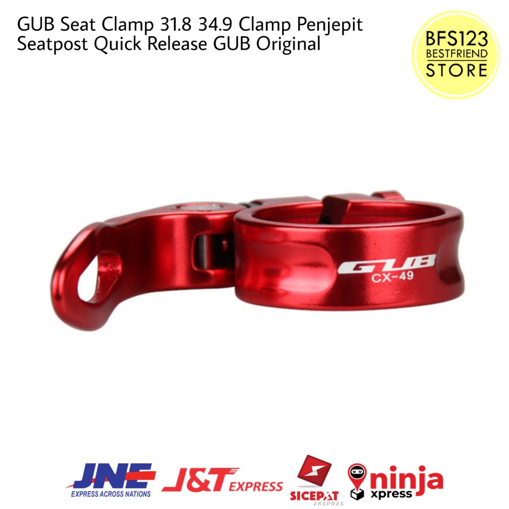 GUB Seat Clamp 31.8 34.9 Clamp Penjepit Seatpost Quick Release GUB Original