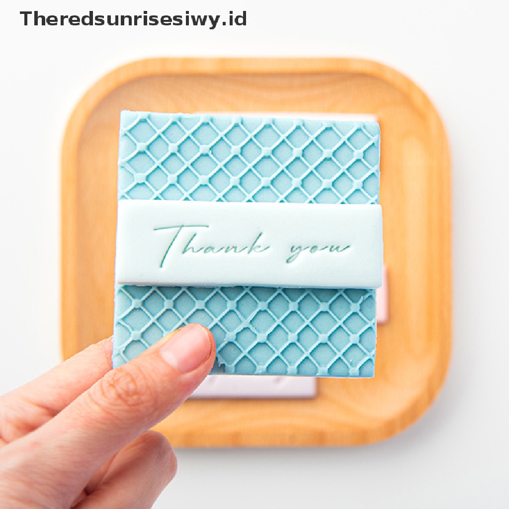 # Alat Rumah Tangga # Cetakan Kue Ulang Tahun Model Timbul Desain Tulisan Thank You Baby