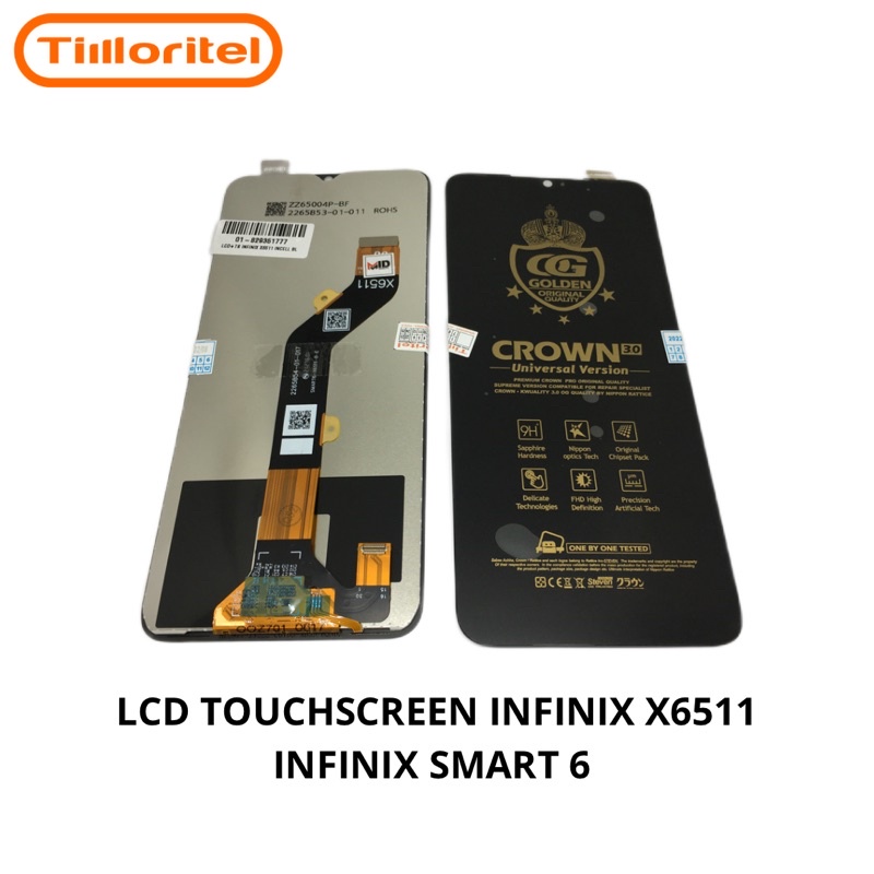 LCD TOUCHSCREEN INFINIX SMART 6 / X6511 INCELL BLACK