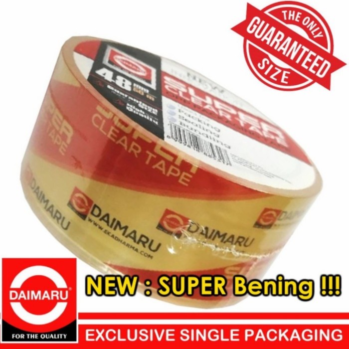 

Lakban bening 2 inch Daimaru Super Clear Tape
