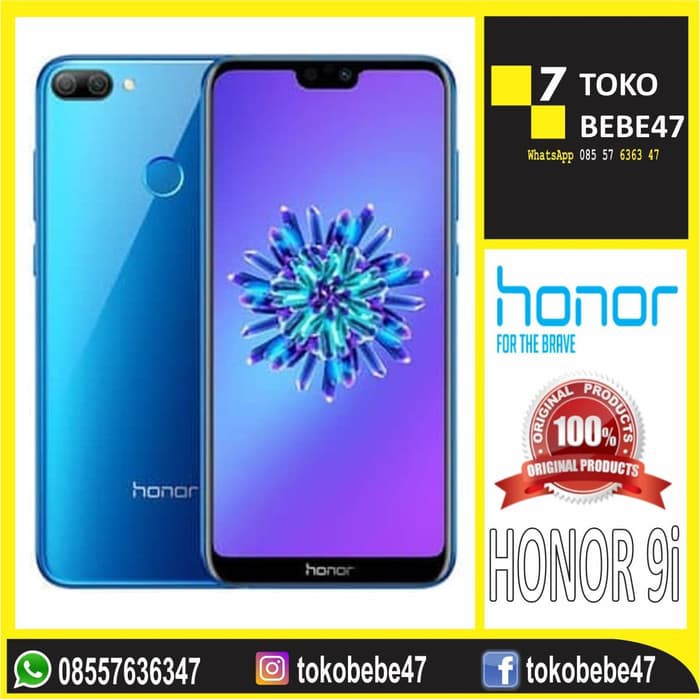 HONOR 9i RAM 3GB / 32GB GARANSI RESMI 1 TAHUN BUKAN OPPO A3S 3GB/32GB