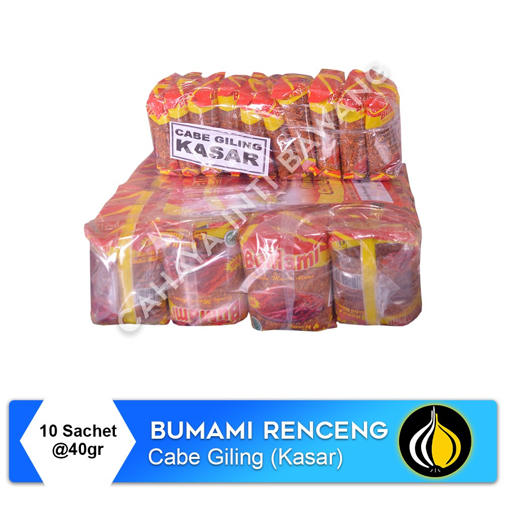 

KTr190 Bumami Sachet Cabe Rawit Bubuk (KASAR) - Renceng