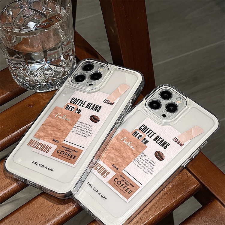 Soft Case Silikon TPU Transparan Untuk iPhone 12 13 Se 2020 6 6S 7 8 Plus X XS XR 11 Pro Max