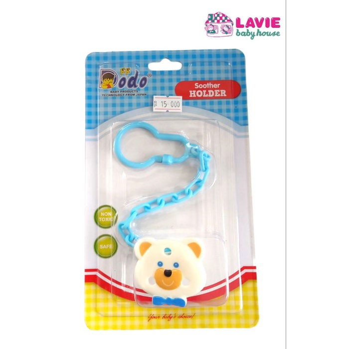 Dodo Soother Holder Pacifier Tali Rantai Gantungan Jepitan Empeng Bayi